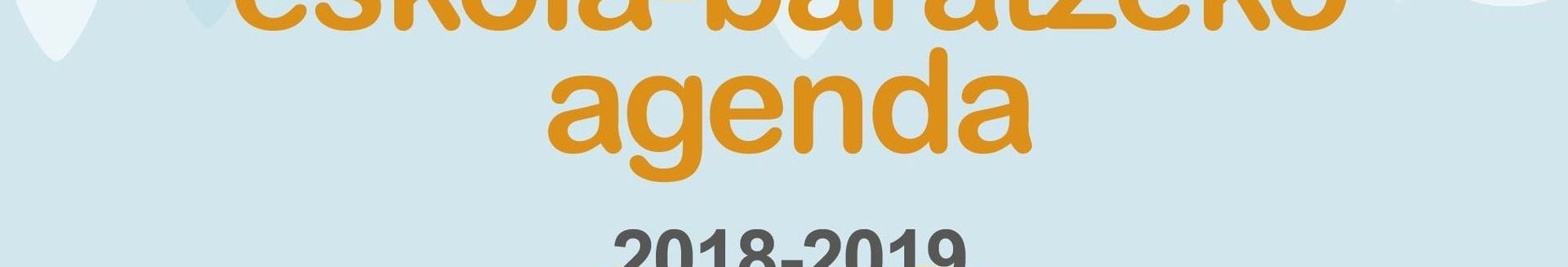 Agenda para huertos escolares curso 2018-2019