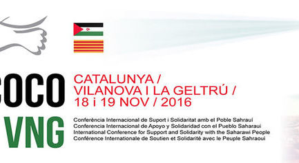 Conferencia Internacional de Apoyo y Solidaridad con el Pueblo Saharaui: 41 EUCOCO Vilanova i la Geltrú, 18-19 noviembre