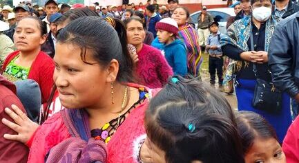 Se ha inaugurado el sistema de agua potable de Pambach. Guatemala.